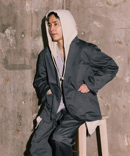 聯名 SMU KP10夾克 & PT-38套裝 2褶寬鬆長褲套裝