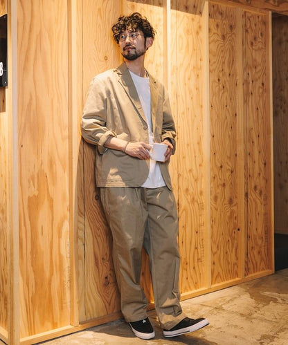 聯名 SMU KP10夾克 & PT-38套裝 2褶寬鬆長褲套裝