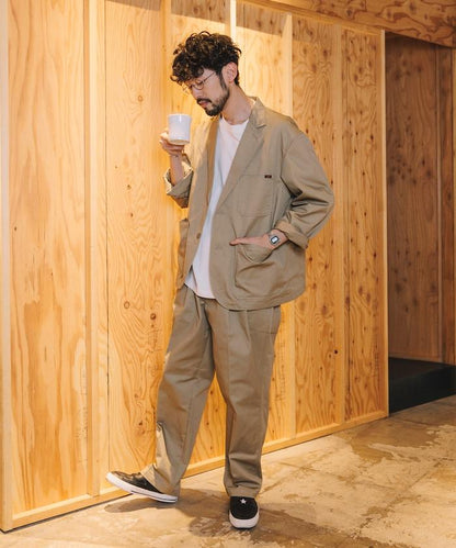 聯名 SMU KP10夾克 & PT-38套裝 2褶寬鬆長褲套裝