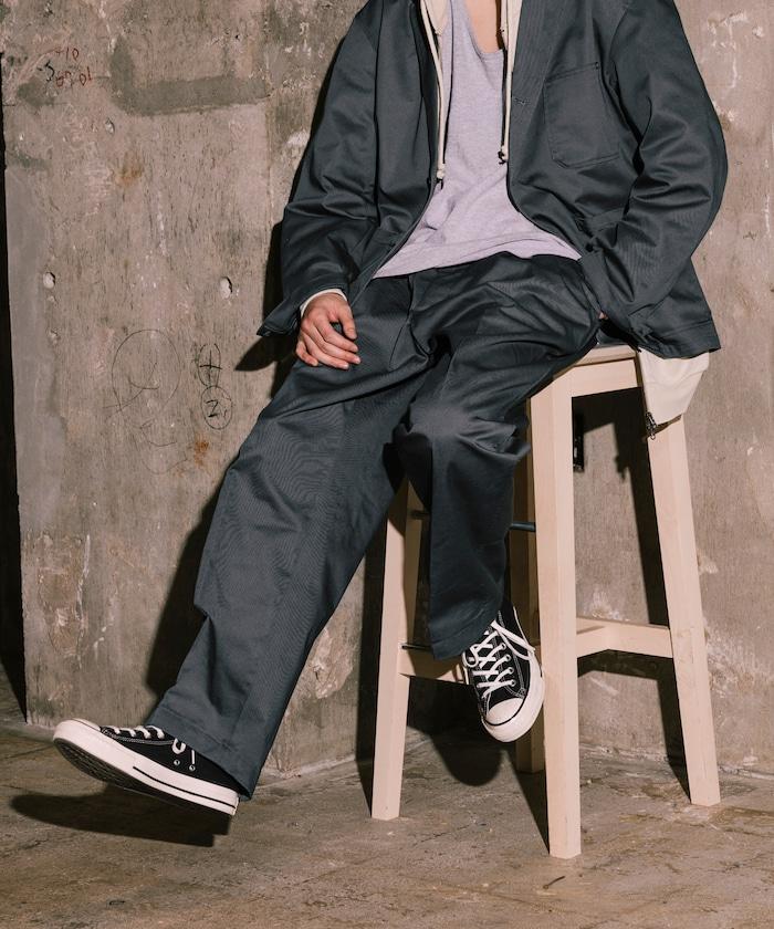 聯名 SMU KP10夾克 & PT-38套裝 2褶寬鬆長褲套裝