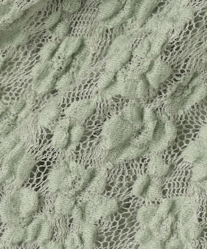 Nehru背心 - 蕾絲羊毛