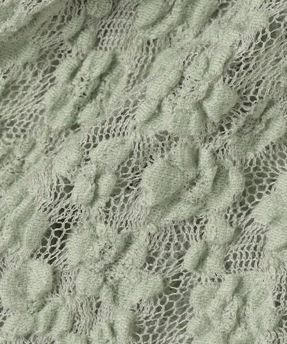 Nehru背心 - 蕾絲羊毛