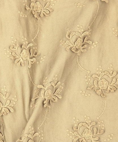 3D刺繡斜紋休閒褲