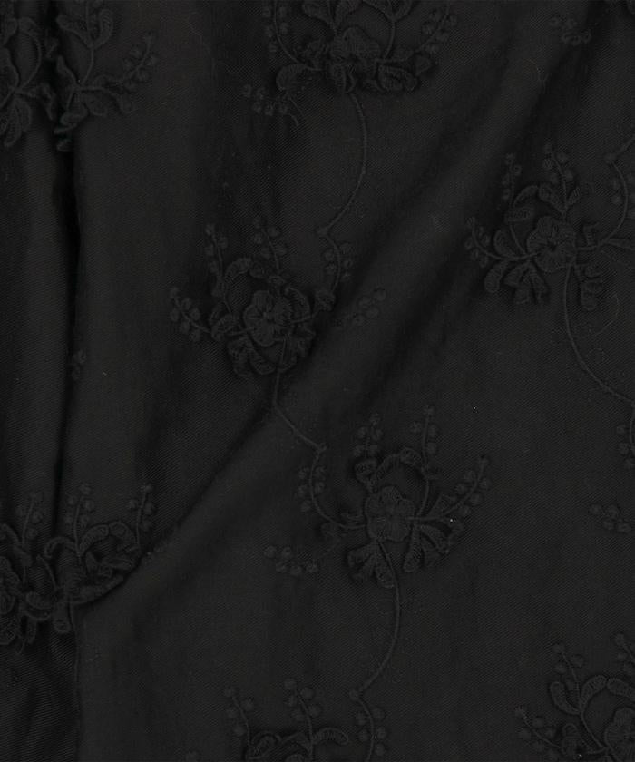 3D刺繡斜紋休閒褲