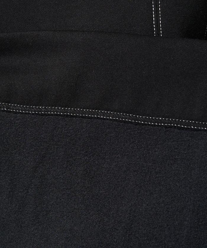 配色 ステッチ タック Aライン 裏起毛 チュニック【限定展開】