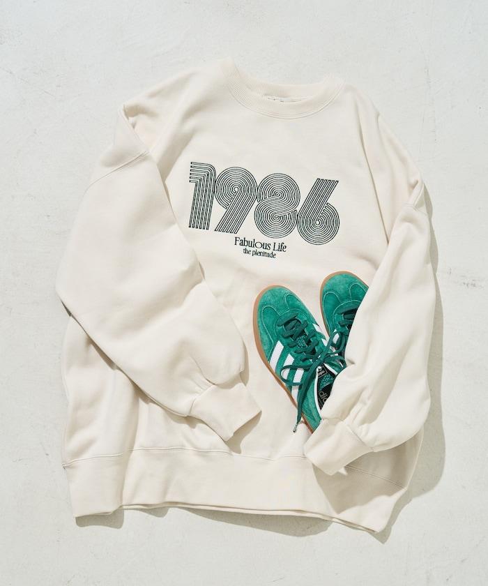 ぐるぐるナンバー ロゴ 刺繍 裏起毛 スウェット【限定展開】