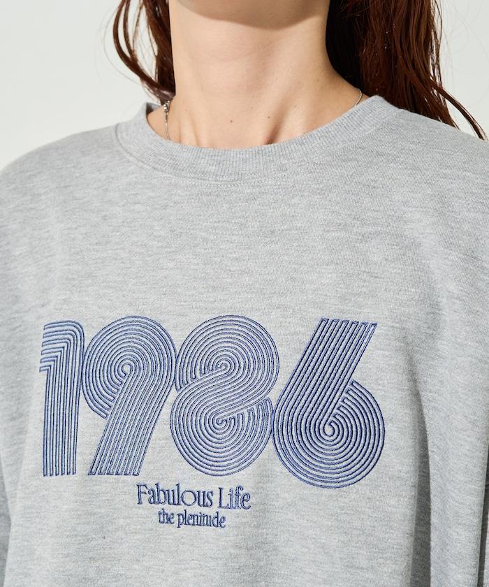 ぐるぐるナンバー ロゴ 刺繍 裏起毛 スウェット【限定展開】