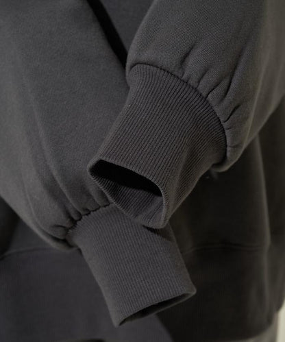 鬥牛犬亮片刺繡加絨寬鬆衛衣