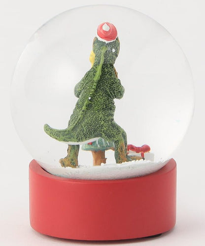 恐龍雪景球