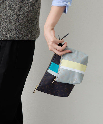 條紋印花小號收納包