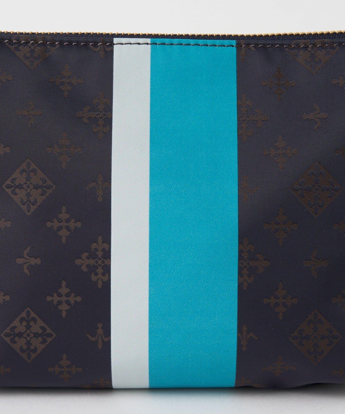 條紋印花化妝包 M