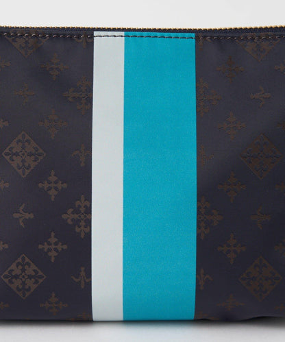 條紋印花化妝包 M