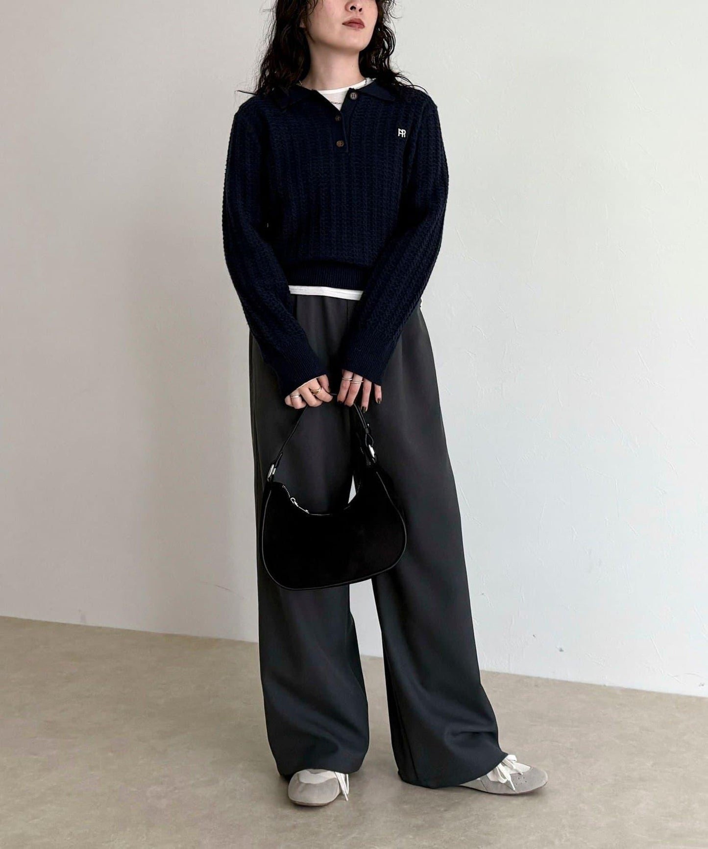 羊毛感五口袋休閒褲