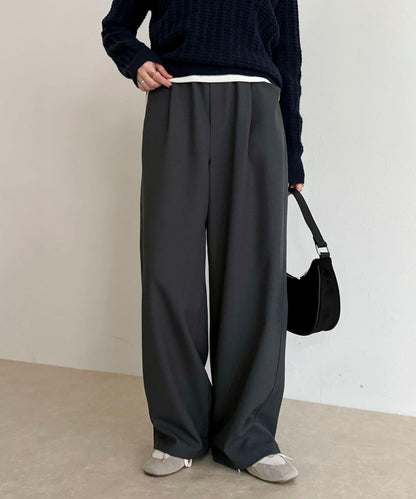 羊毛感五口袋休閒褲