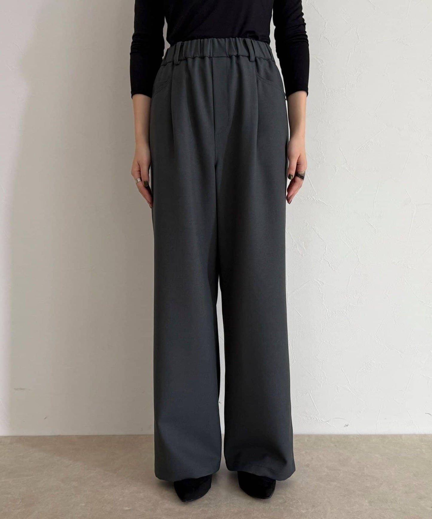 羊毛感五口袋休閒褲