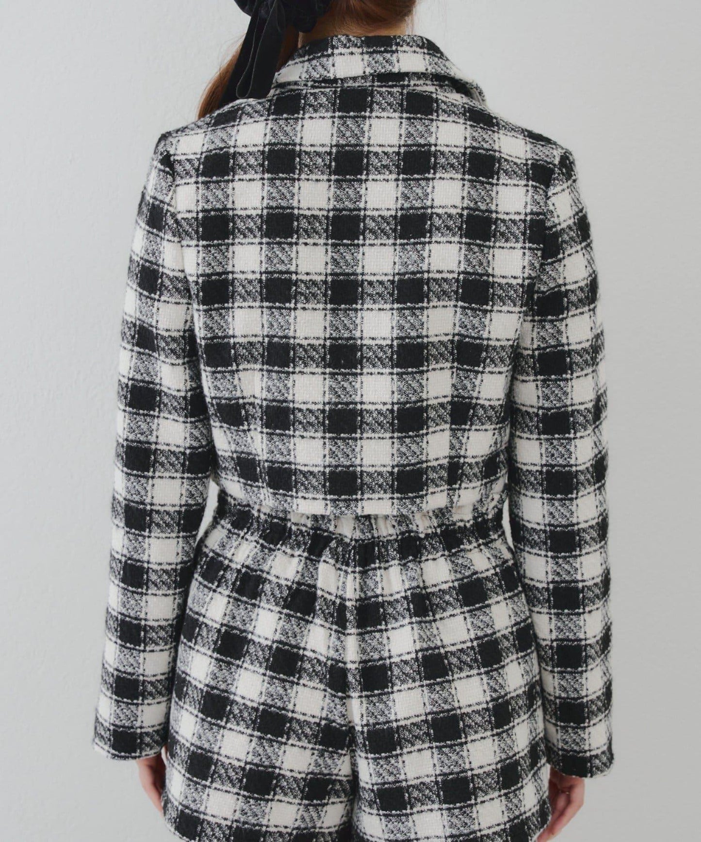 【套裝可搭配】粗花呢短款夾克