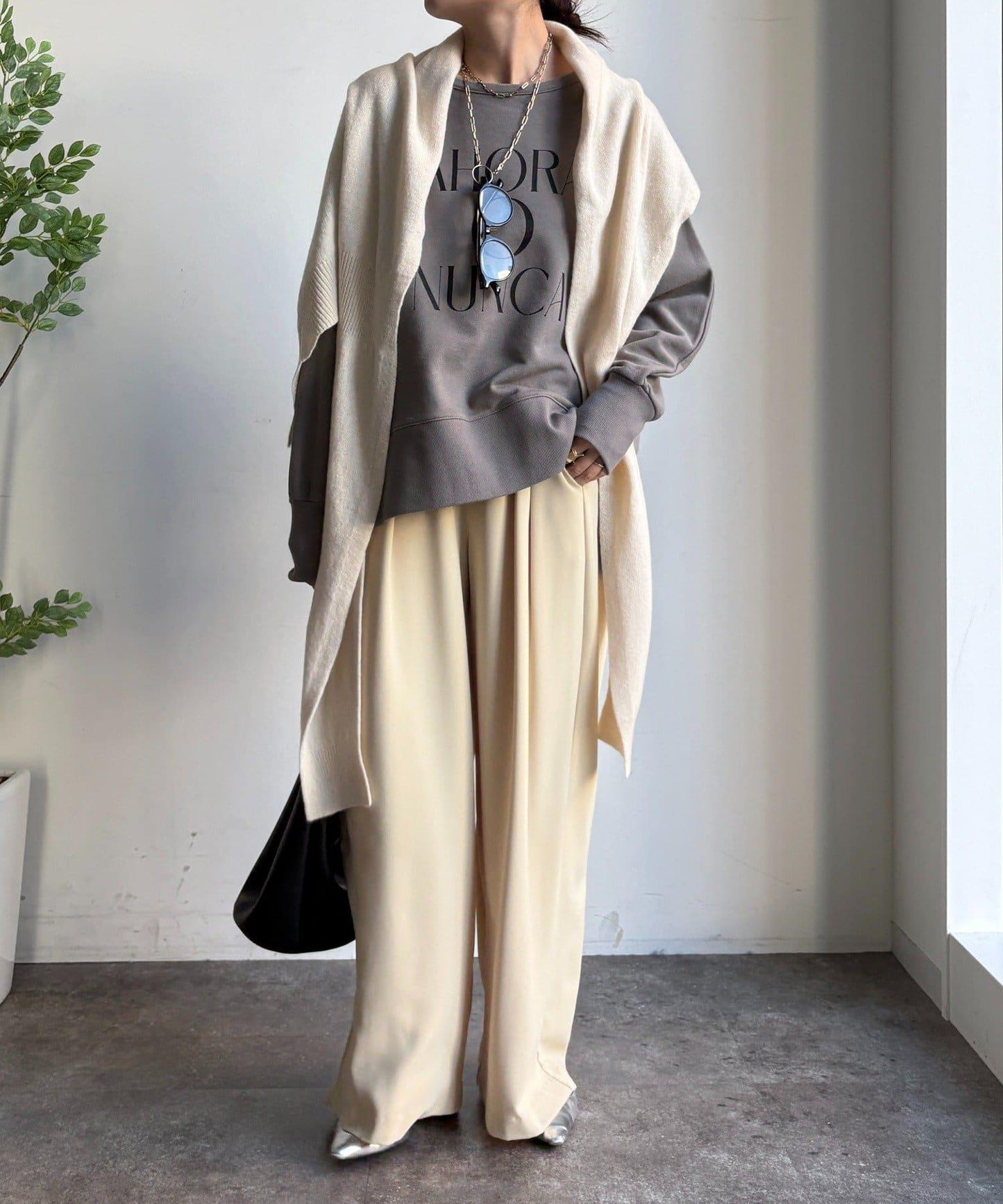 側開叉標誌衛衣