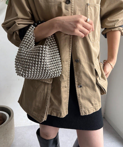 金屬珠飾手提包