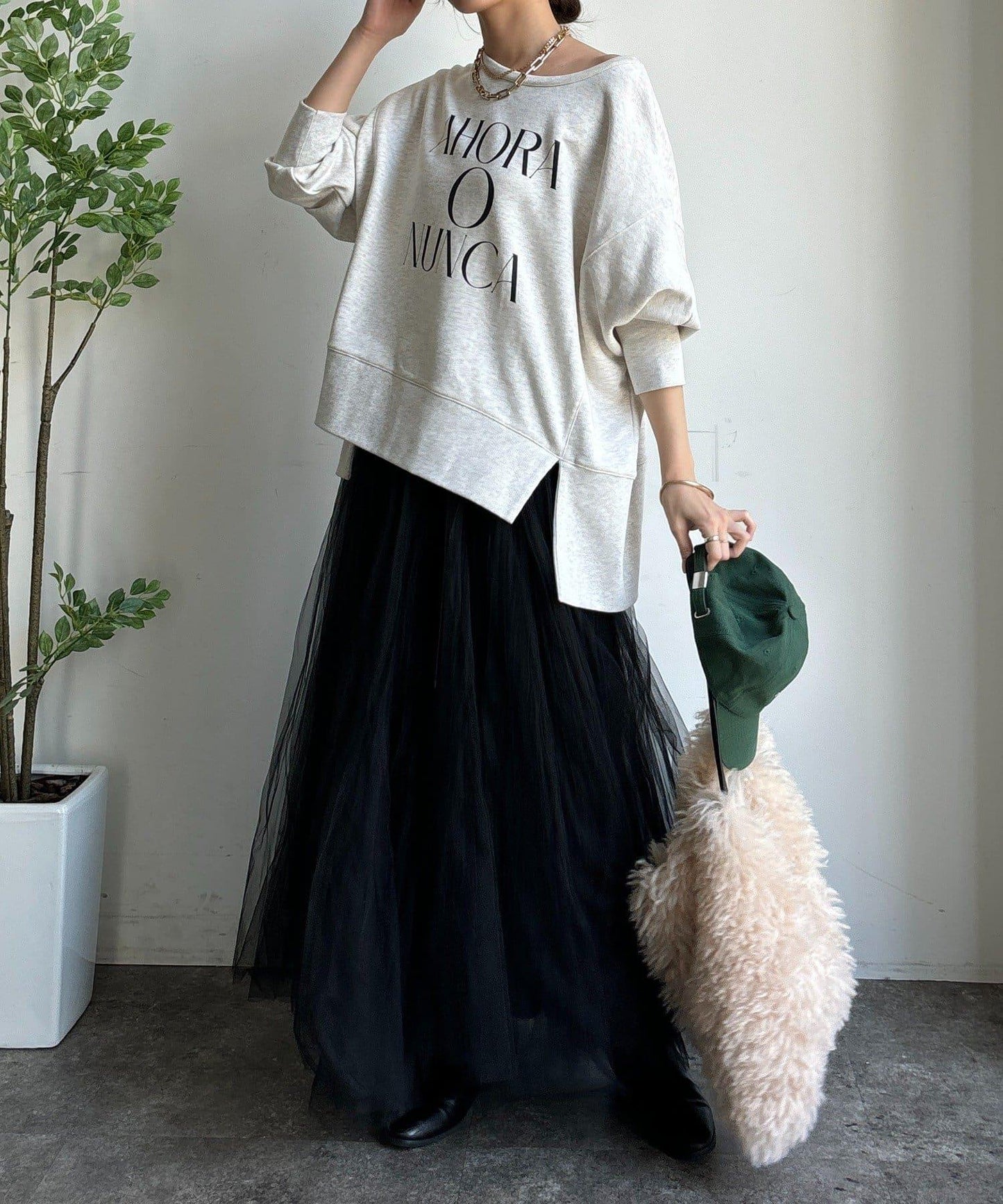 側開叉標誌衛衣