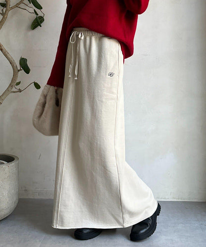 加絨DD刺繡半身裙