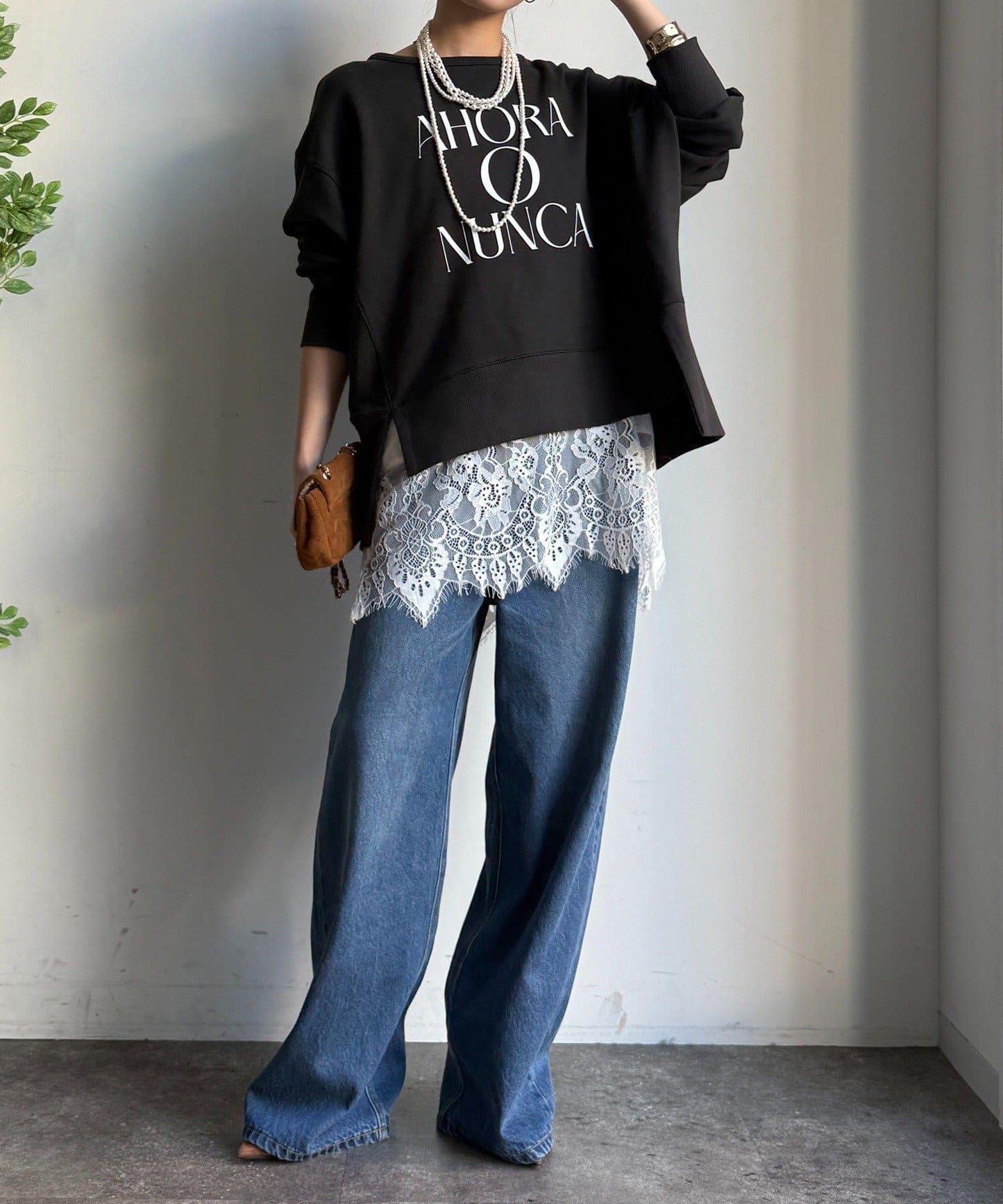 側開叉標誌衛衣