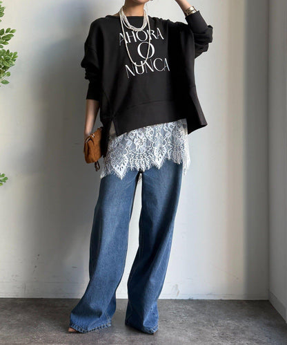 側開叉標誌衛衣