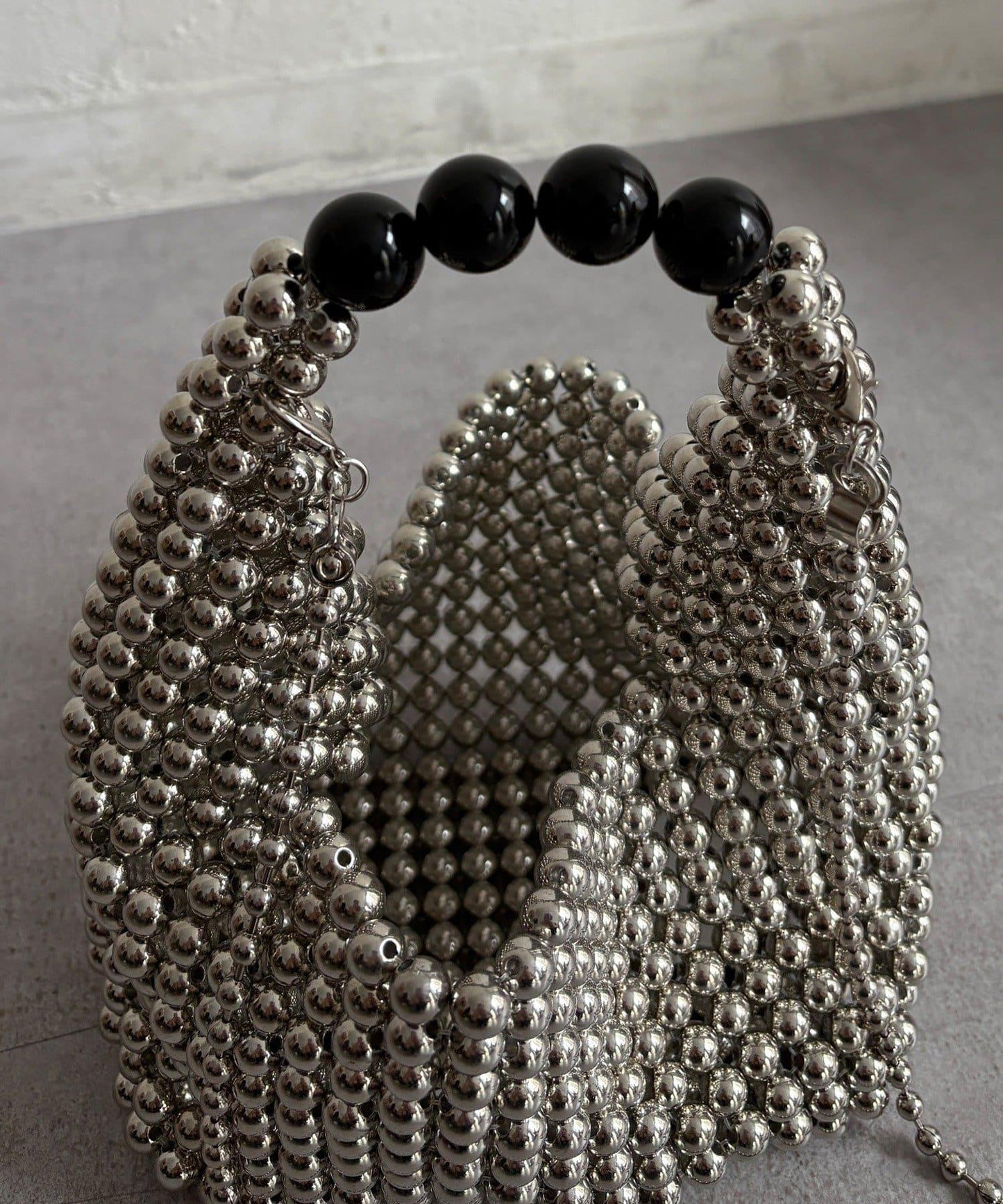 金屬珠飾手提包