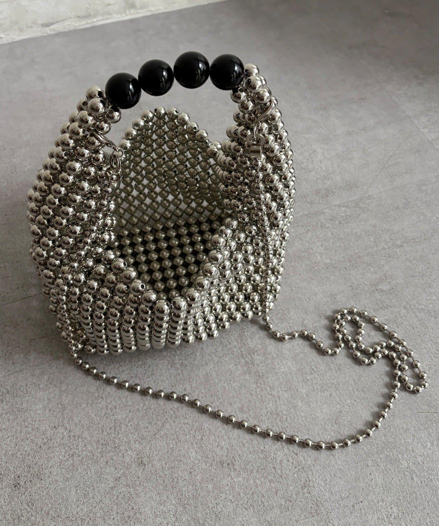 金屬珠飾手提包