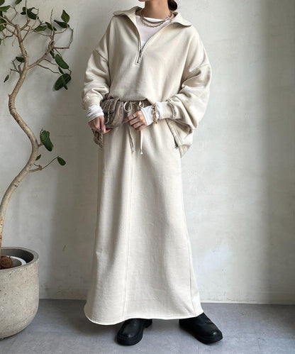 加絨DD刺繡半身裙