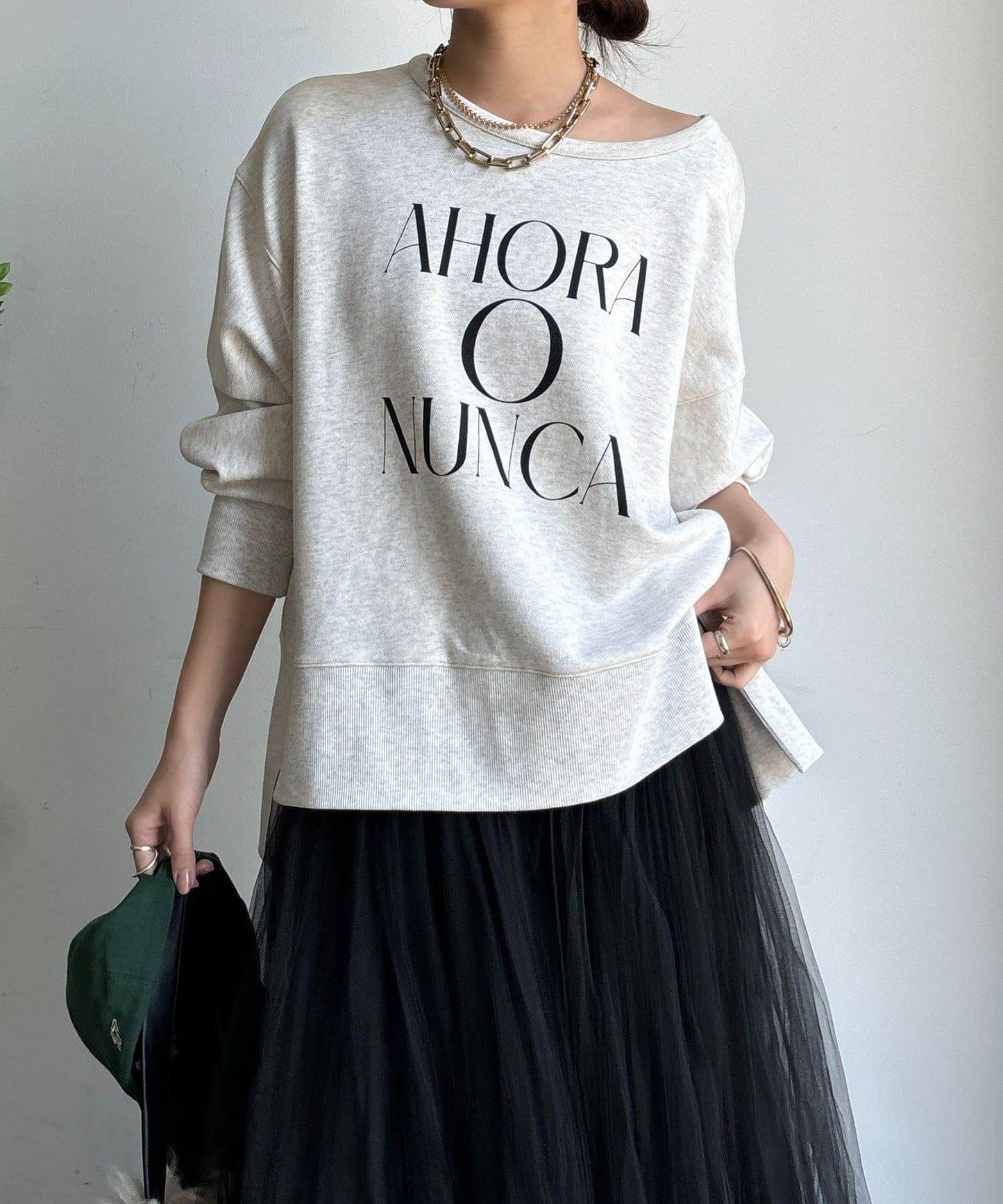 側開叉標誌衛衣