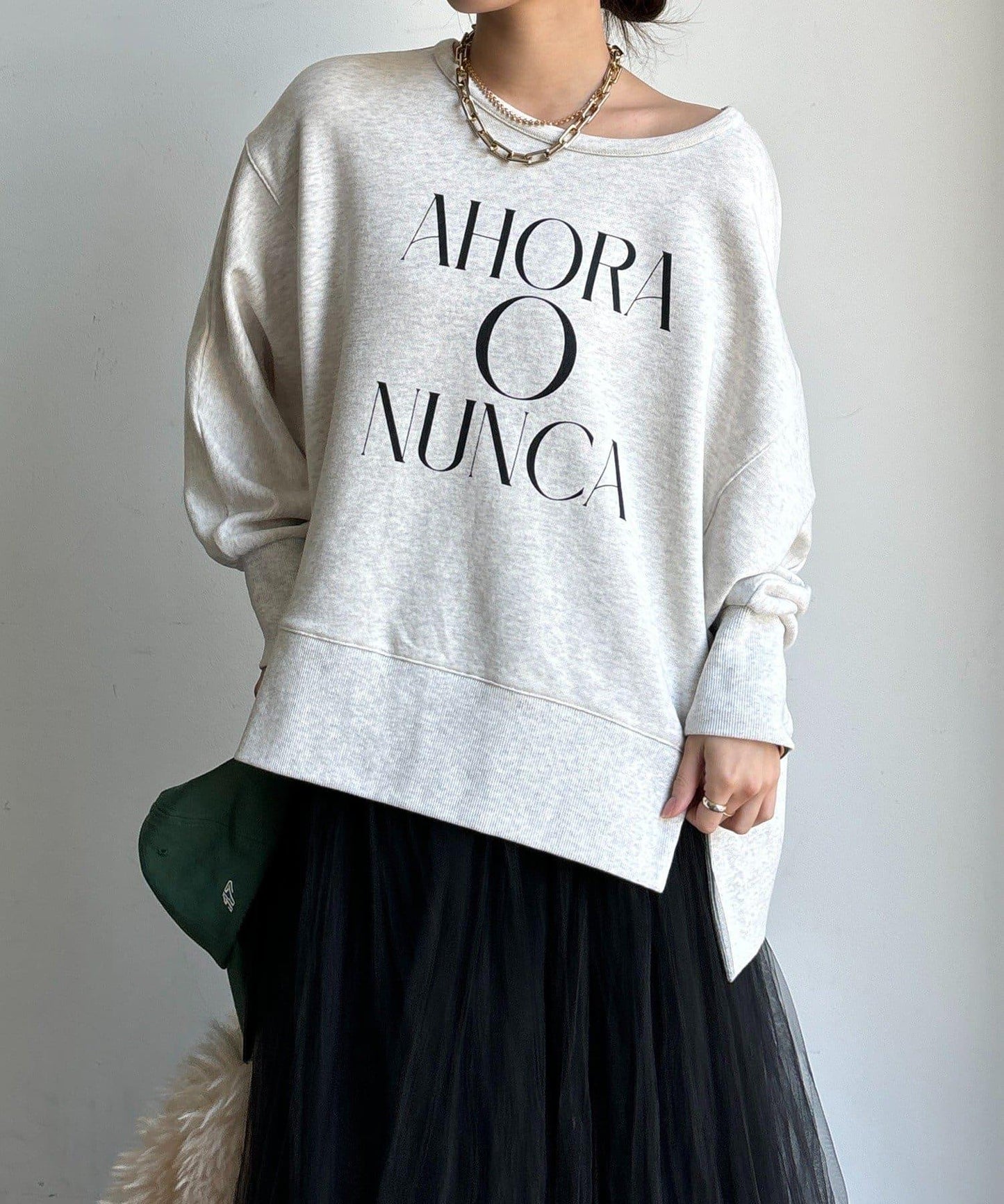 側開叉標誌衛衣