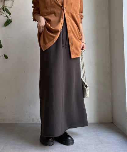 加絨DD刺繡半身裙