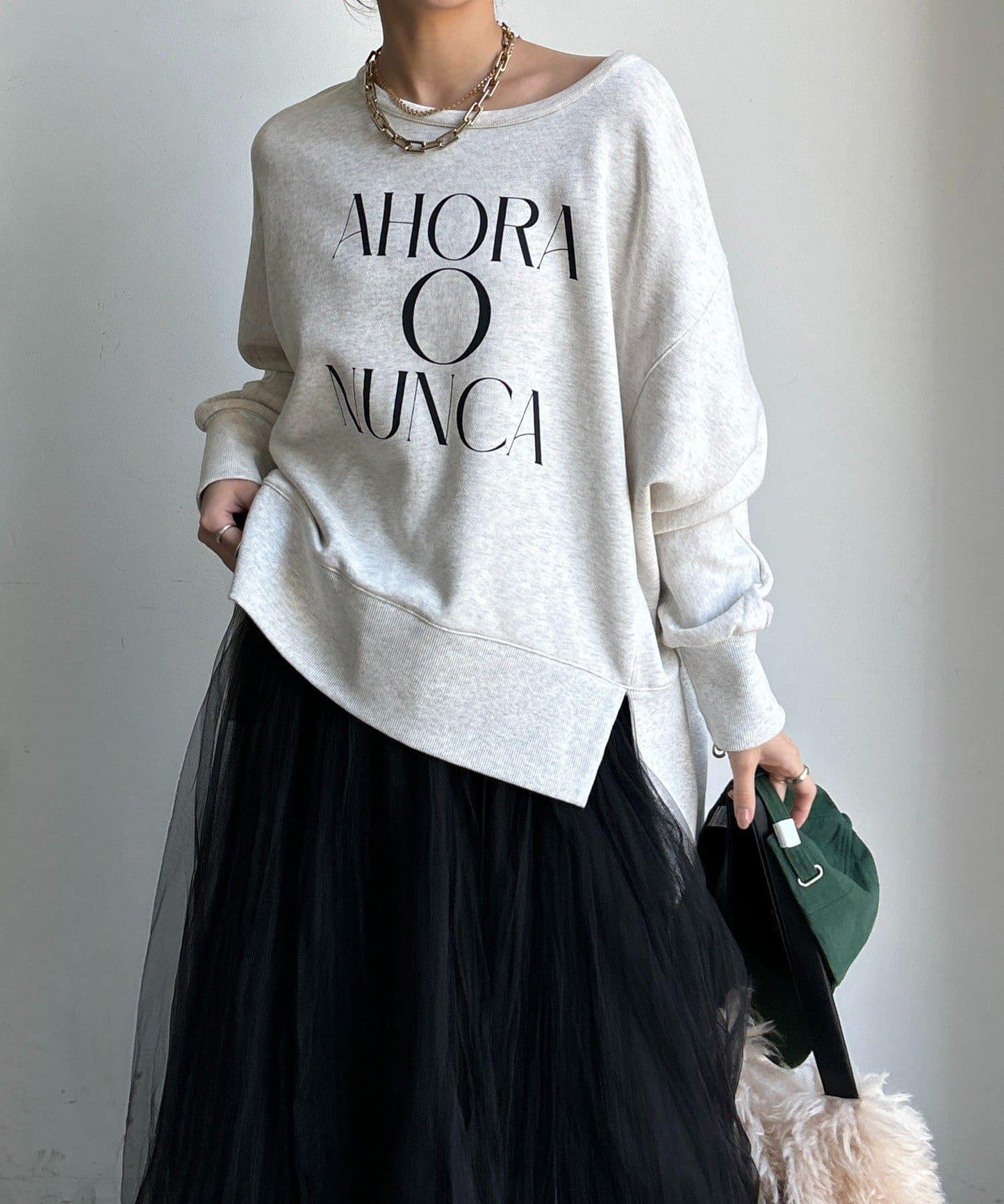 側開叉標誌衛衣