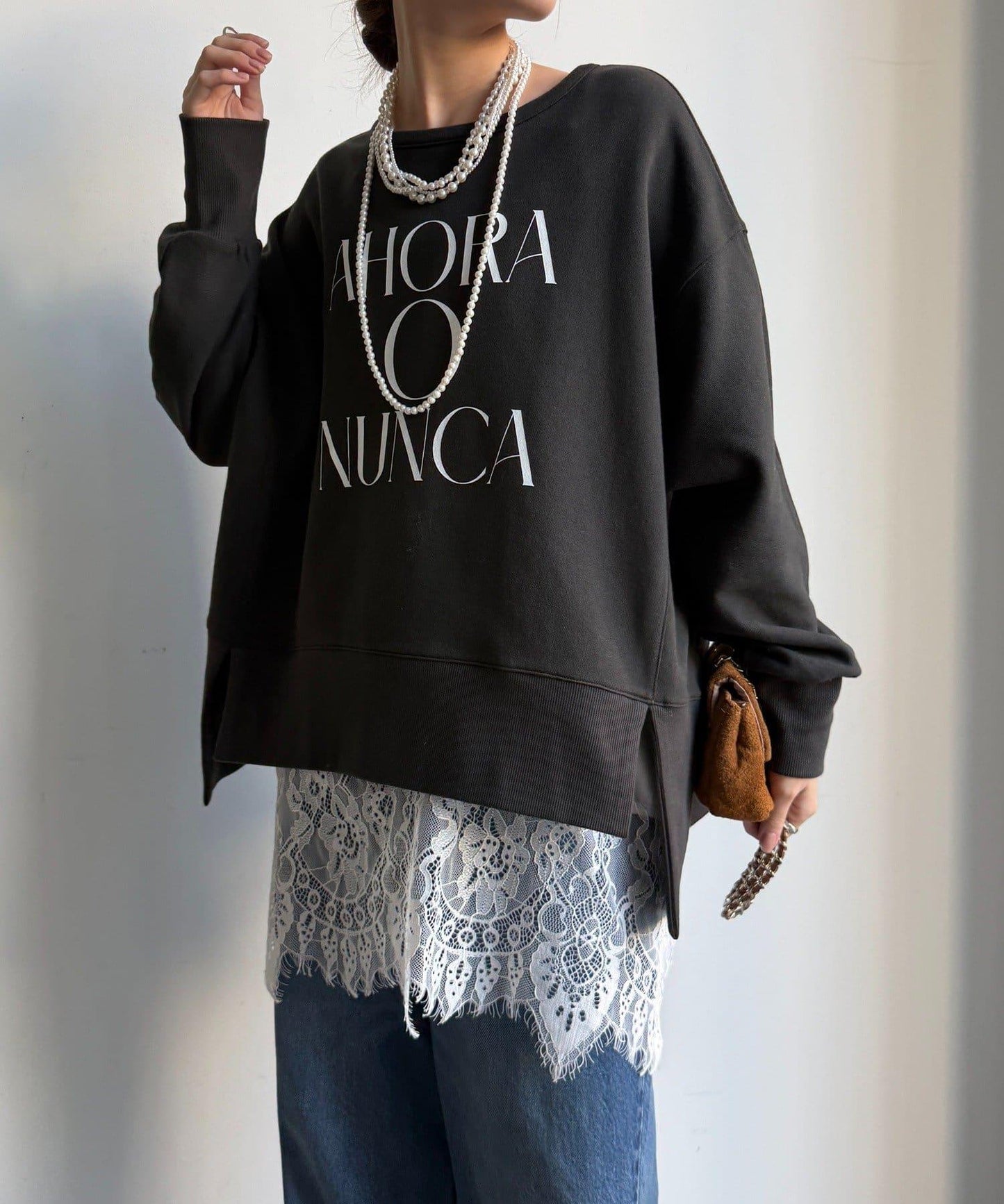 側開叉標誌衛衣