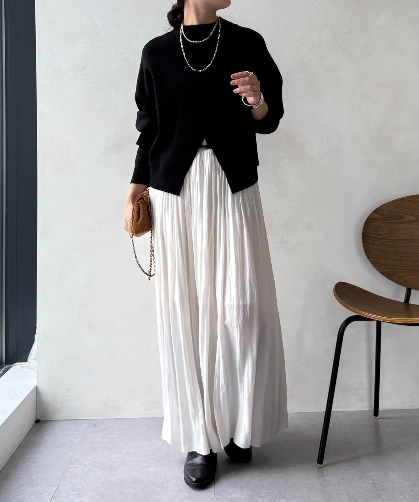 短款兩穿針織衫