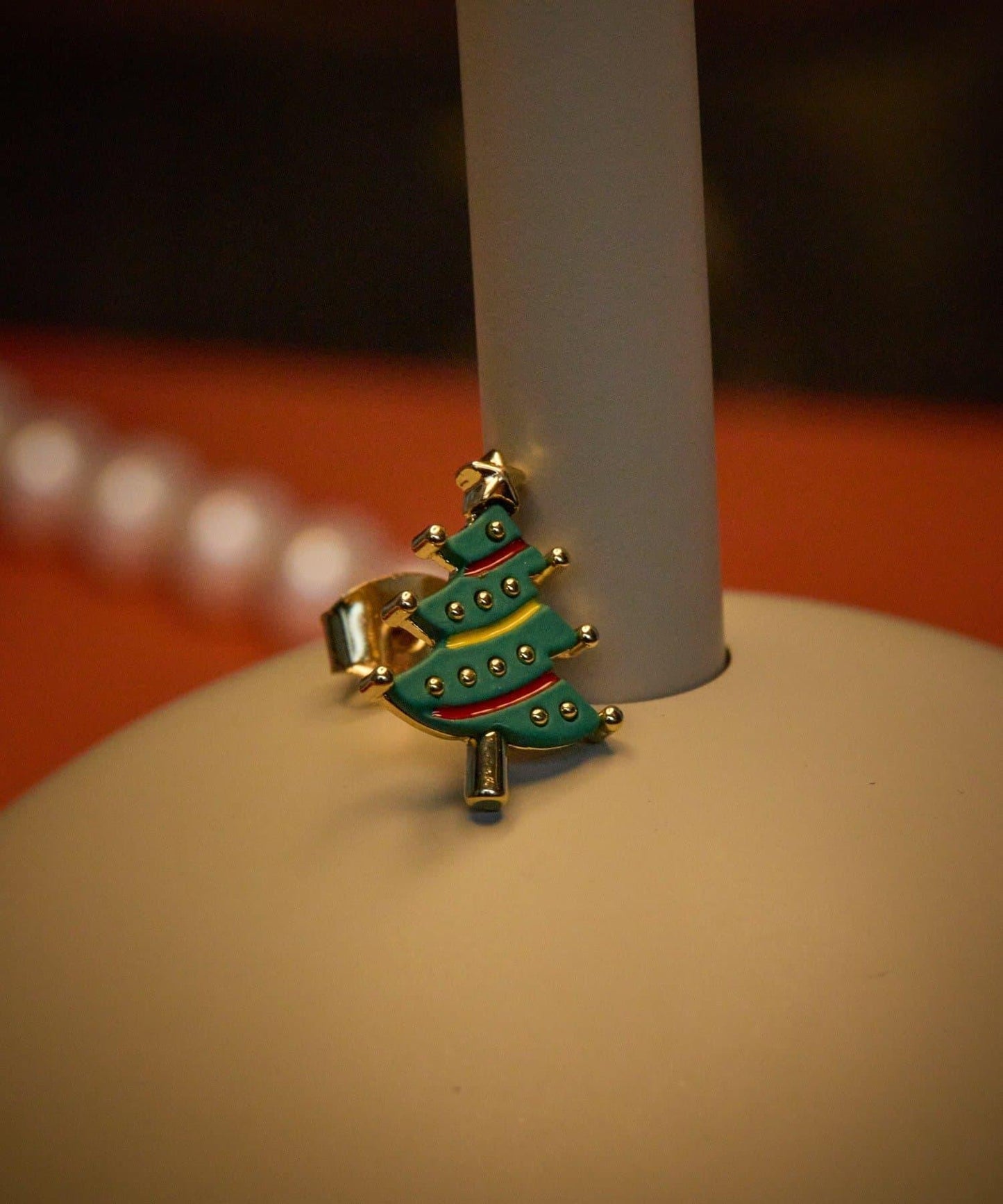 攀巖聖誕老人耳環