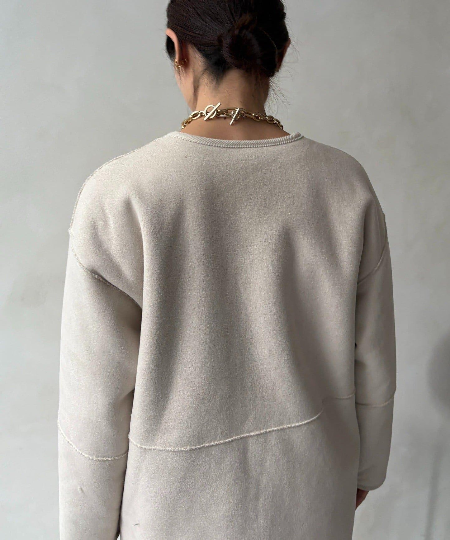 可雙面穿仿麂皮大衣