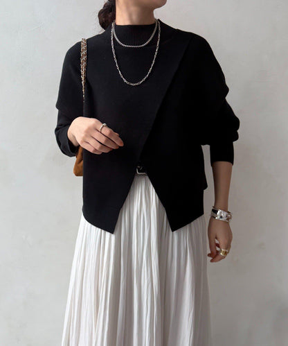 短款兩穿針織衫