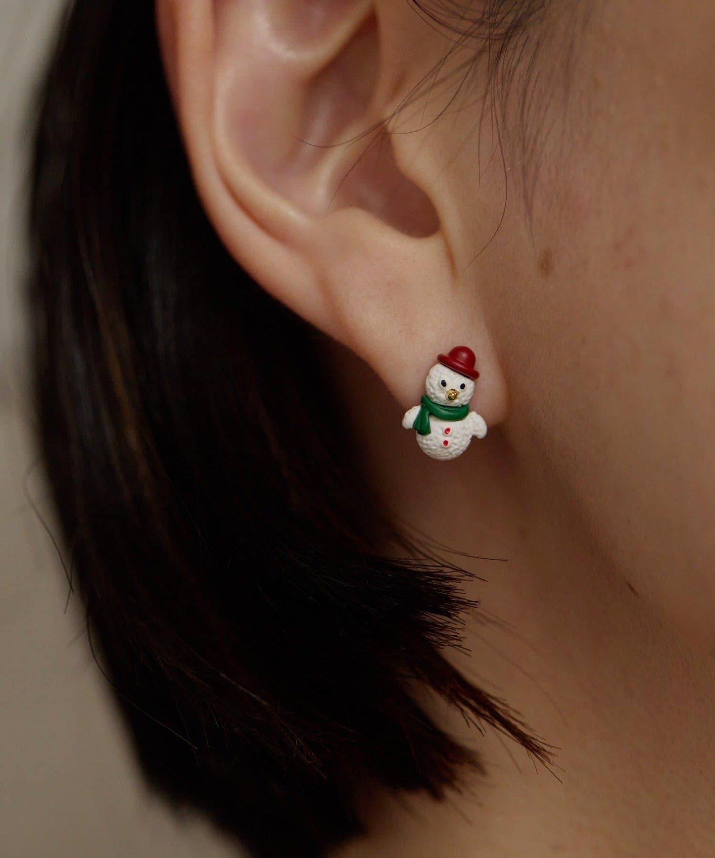 攀巖聖誕老人耳環