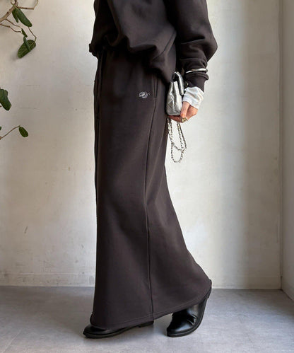 加絨DD刺繡半身裙