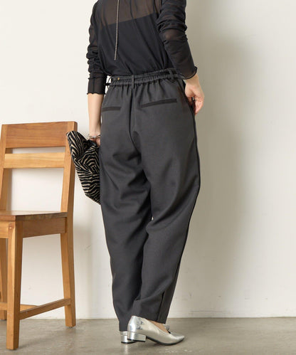 拼接裝飾錐形褲