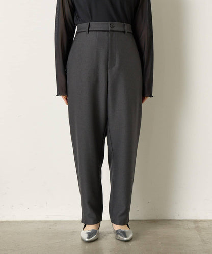 拼接裝飾錐形褲