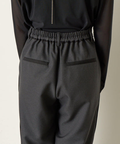 拼接裝飾錐形褲