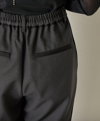 拼接裝飾錐形褲