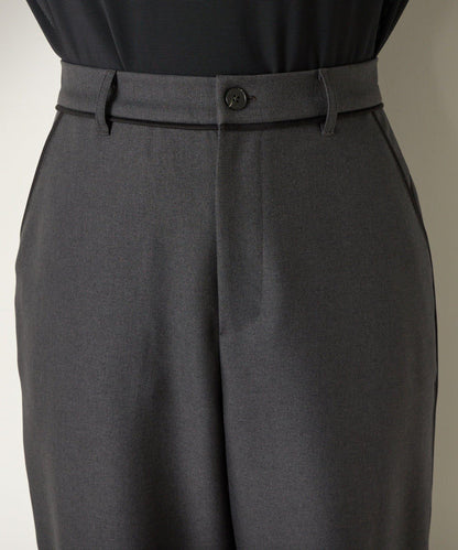 拼接裝飾錐形褲