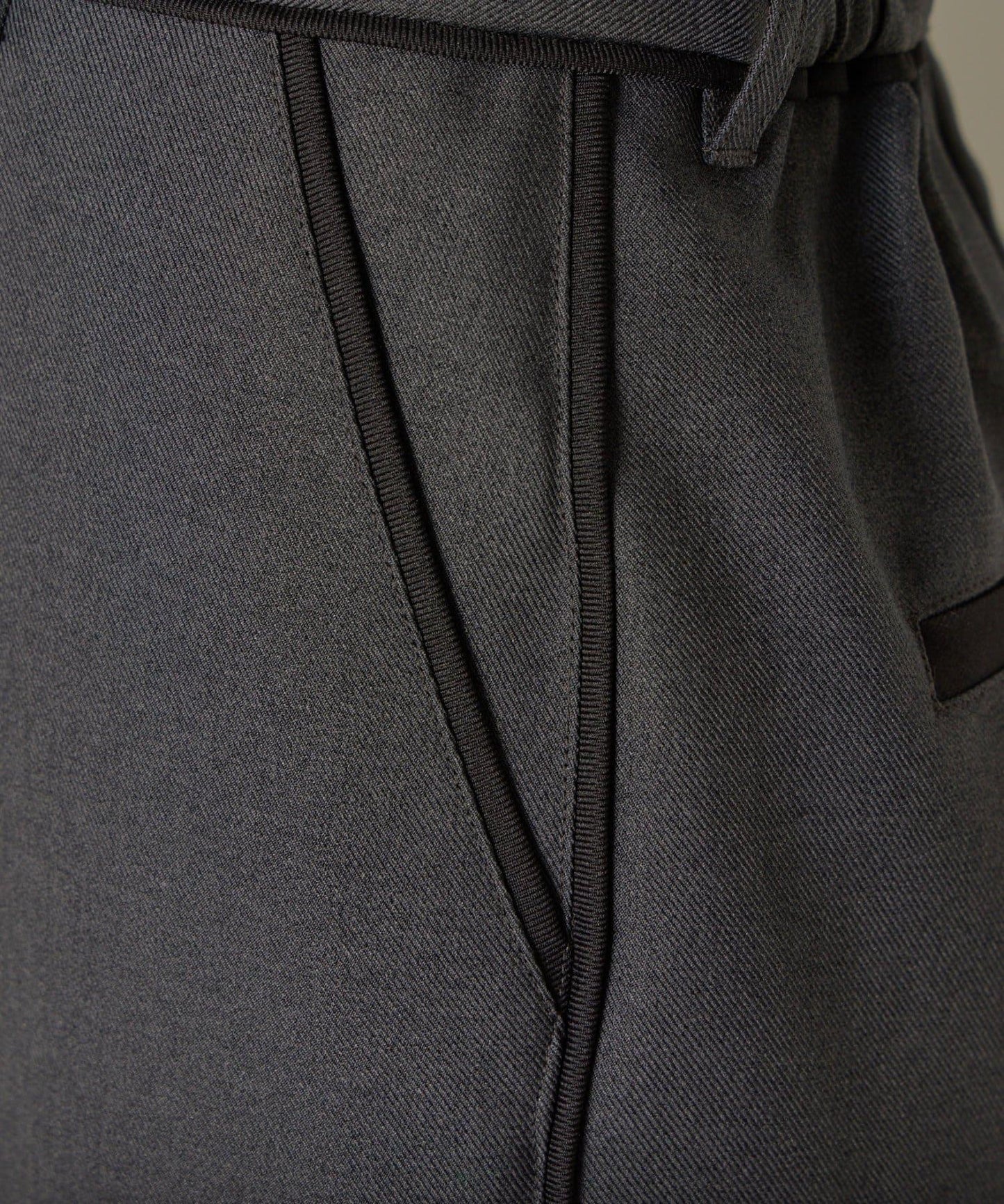 拼接裝飾錐形褲