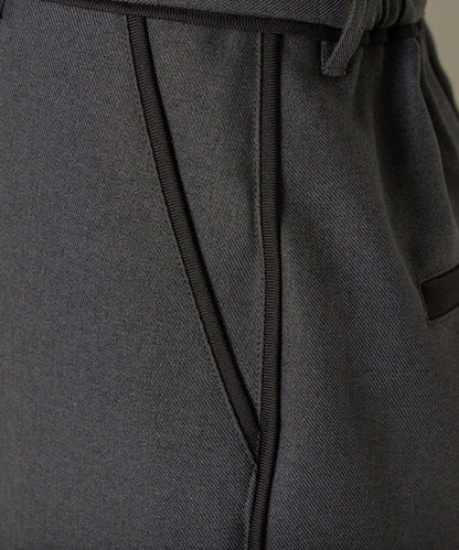 拼接裝飾錐形褲