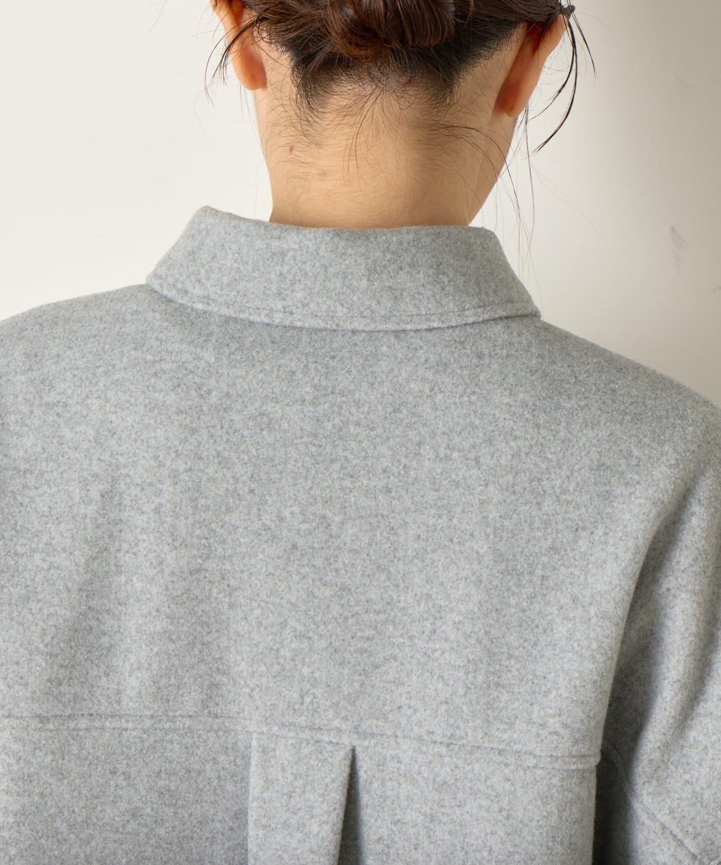 羊毛感寬鬆夾克