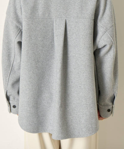 羊毛感寬鬆夾克