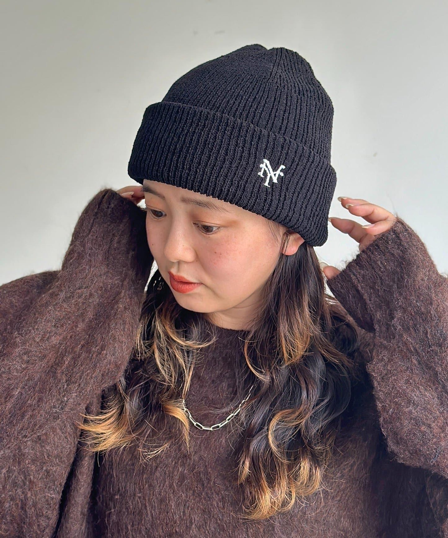 【Negro League】毛圈針織帽